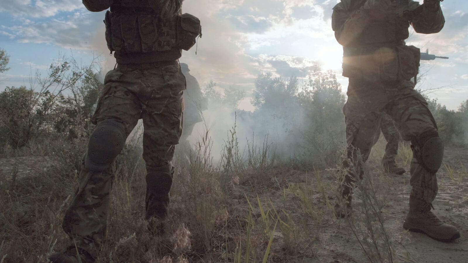 Soldiers in field