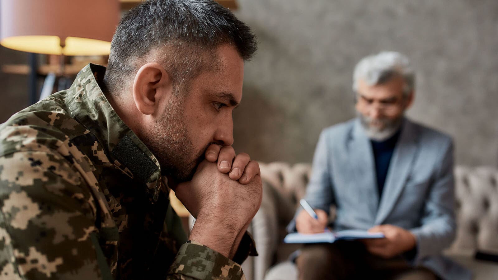 Soldier in Therapy
