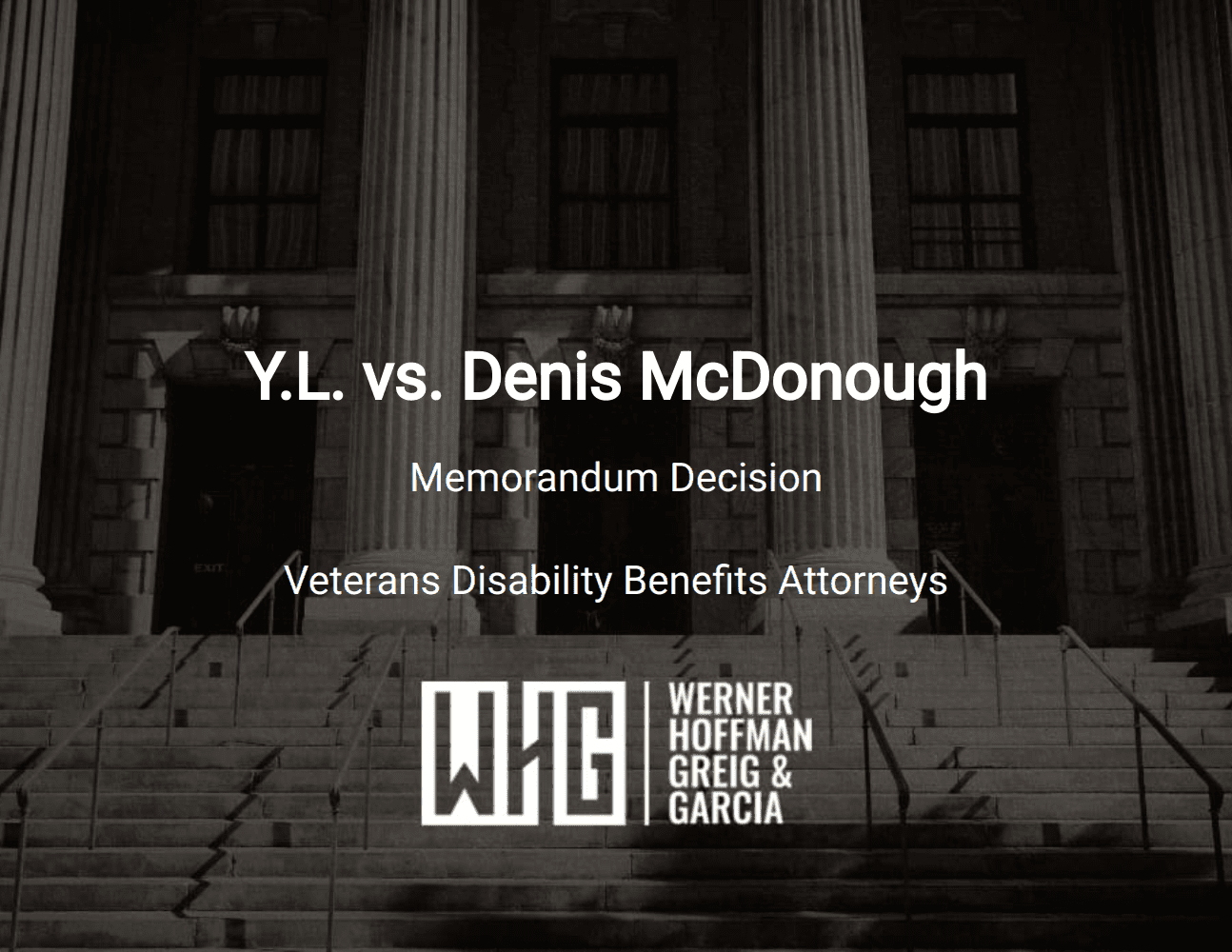 Y.L. vs. Denis McDonough