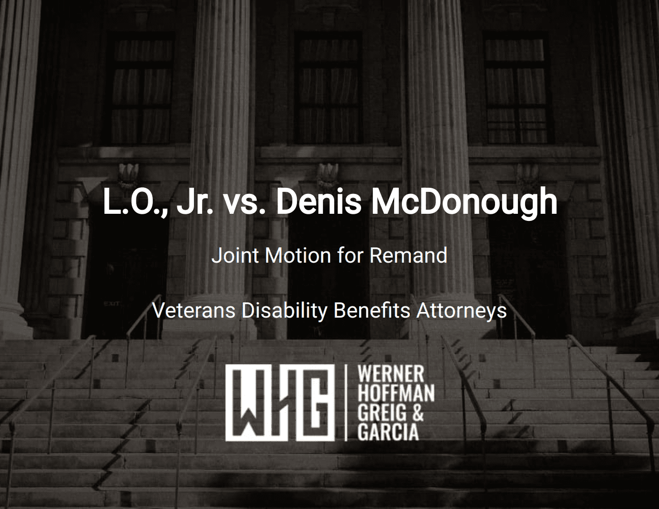 L.O., Jr. vs. Denis McDonough