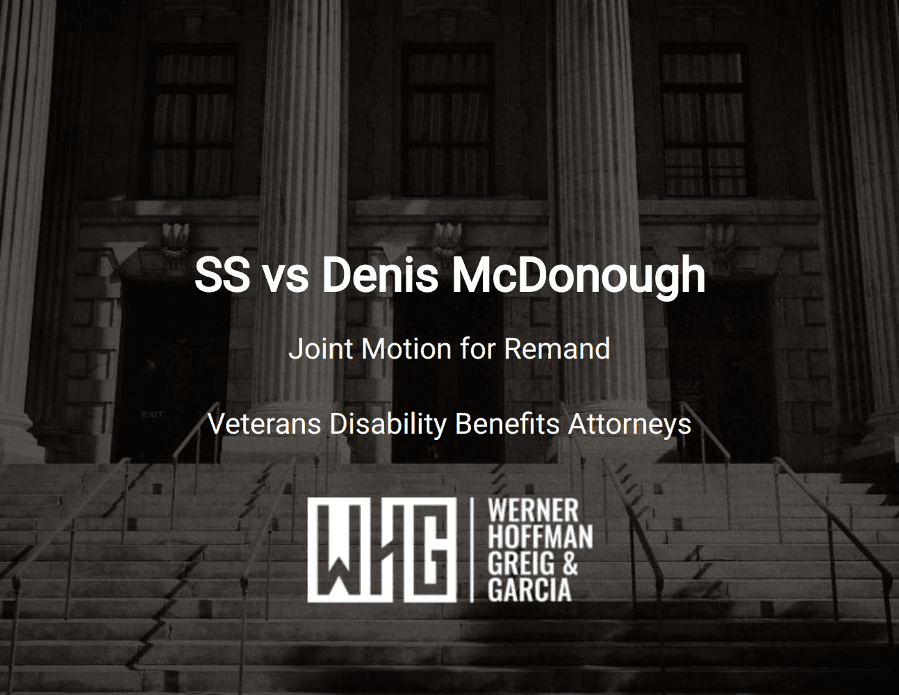 SS vs Denis McDonough