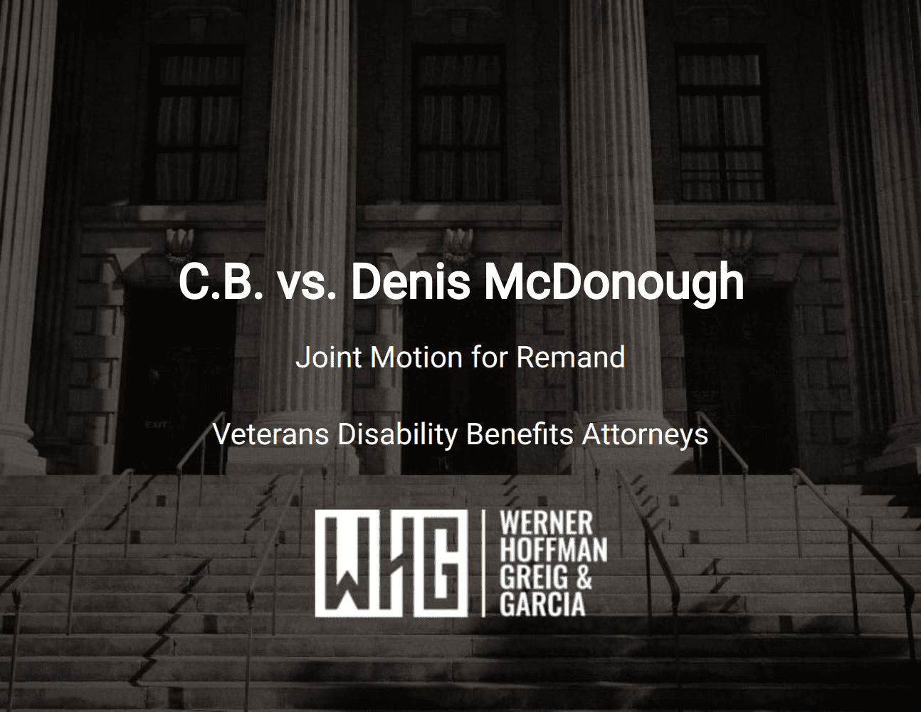 C.B. vs. Denis McDonough