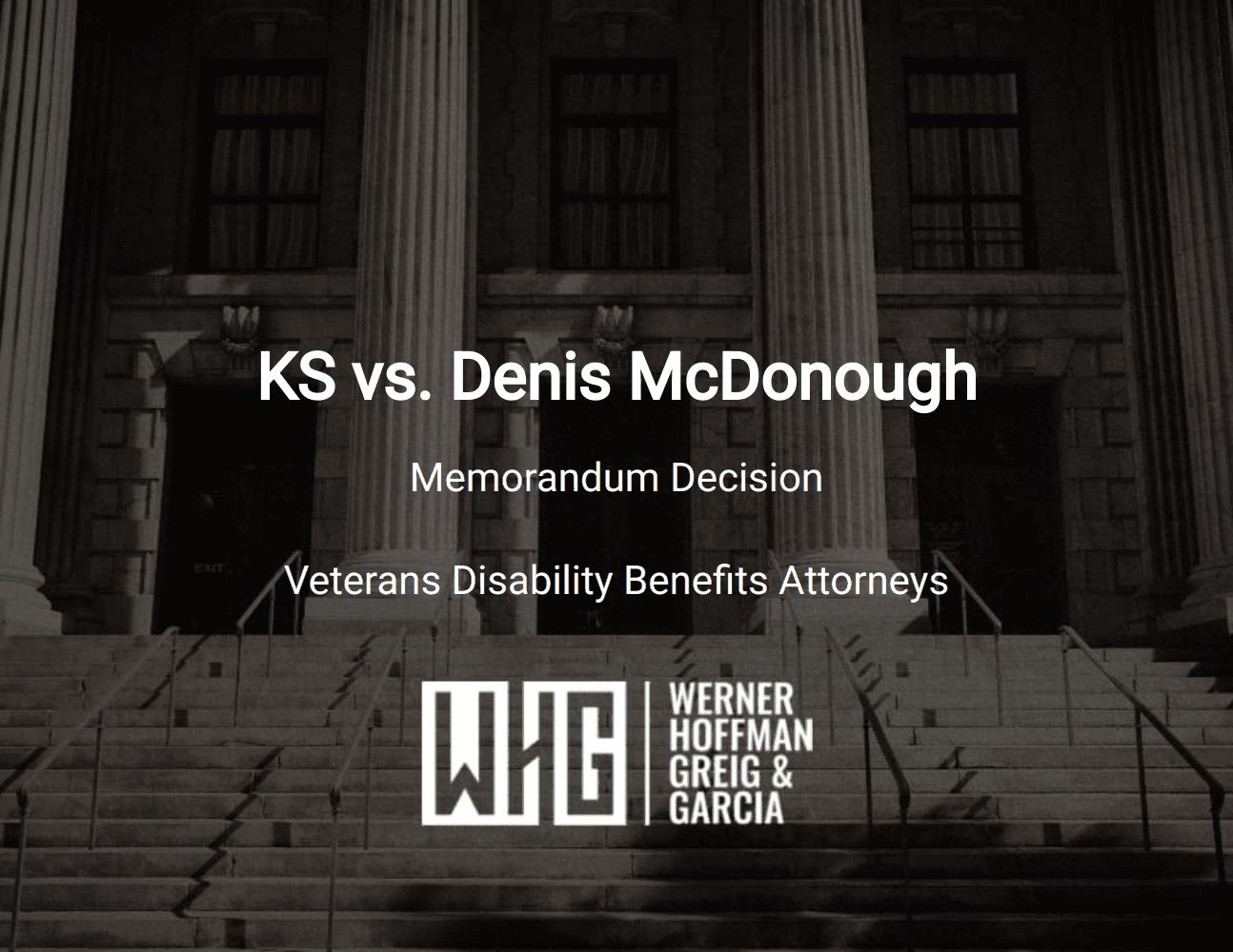 KS vs. Denis McDonough
