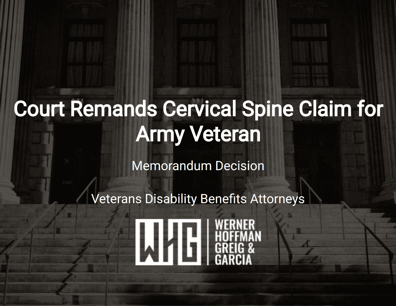 Court Remands Cervical Spine Claim for Army Veteran